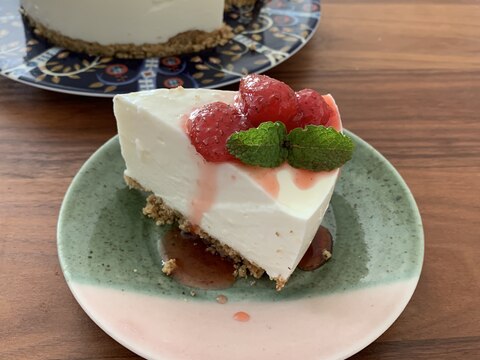 基本のレアチーズケーキ